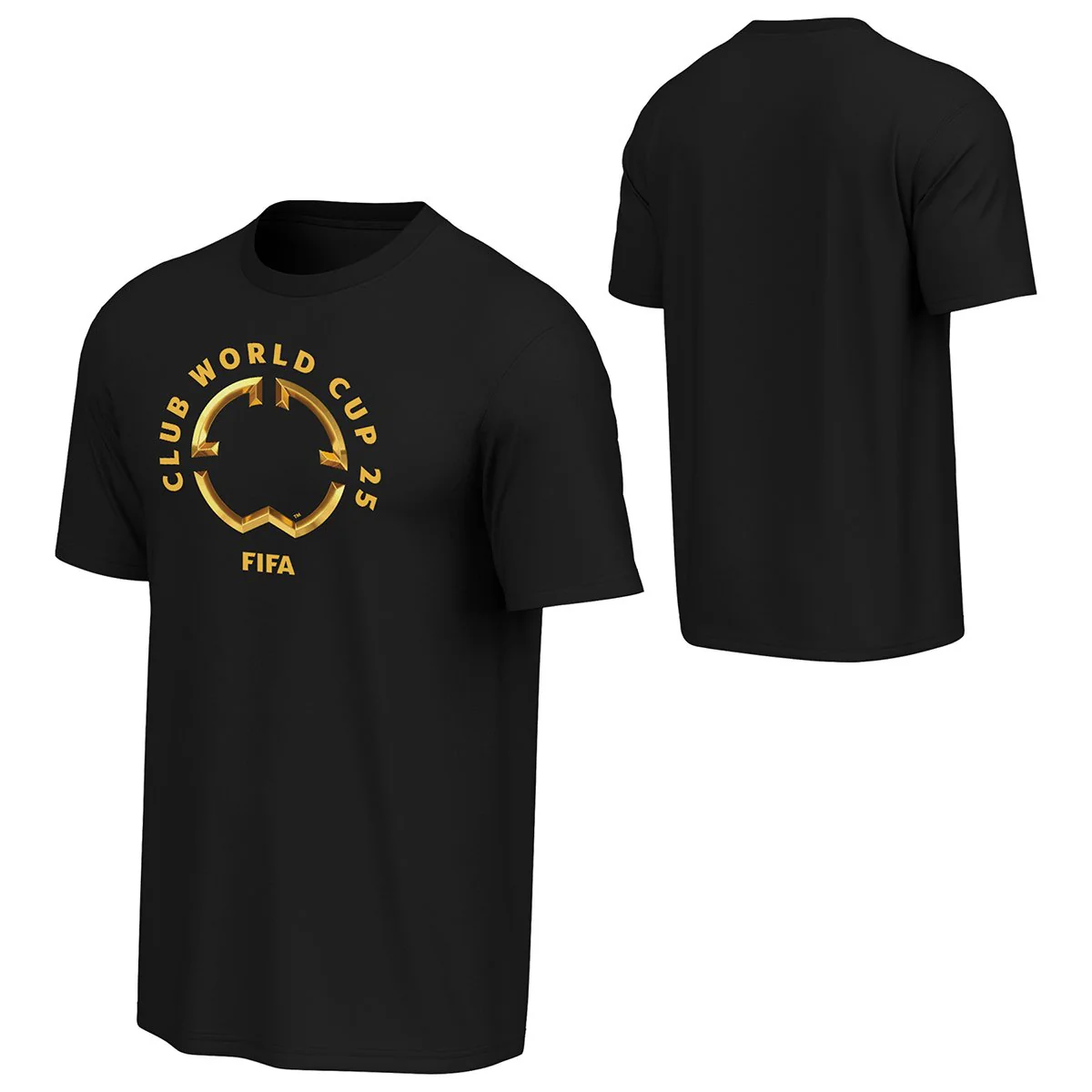 FIFA Club World Cup 2025™ Gold Emblem Black T-Shirt - Unisex - Image 2