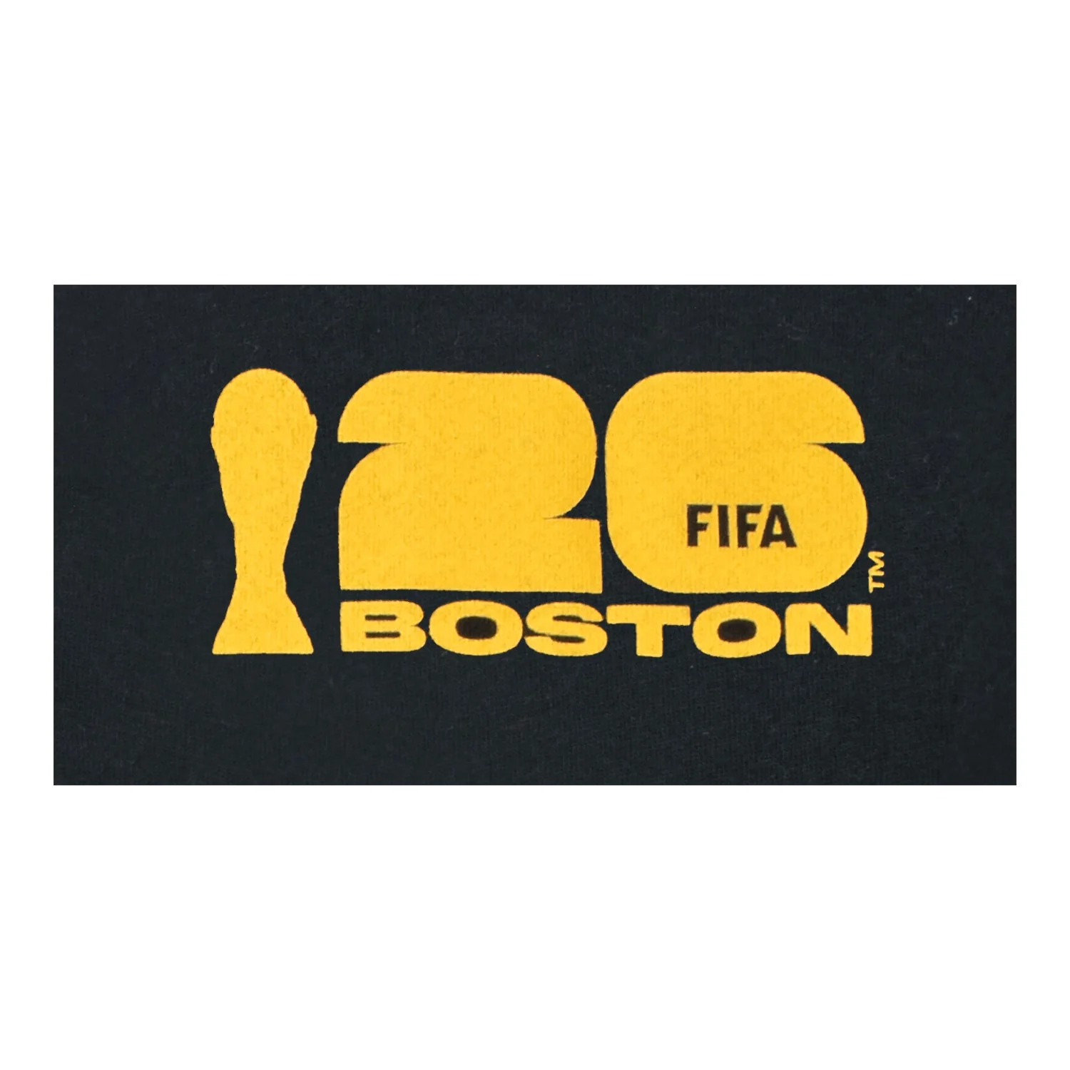 FIFA World Cup 2026™ Boston Poster Black T-Shirt - Unisex - Image 3