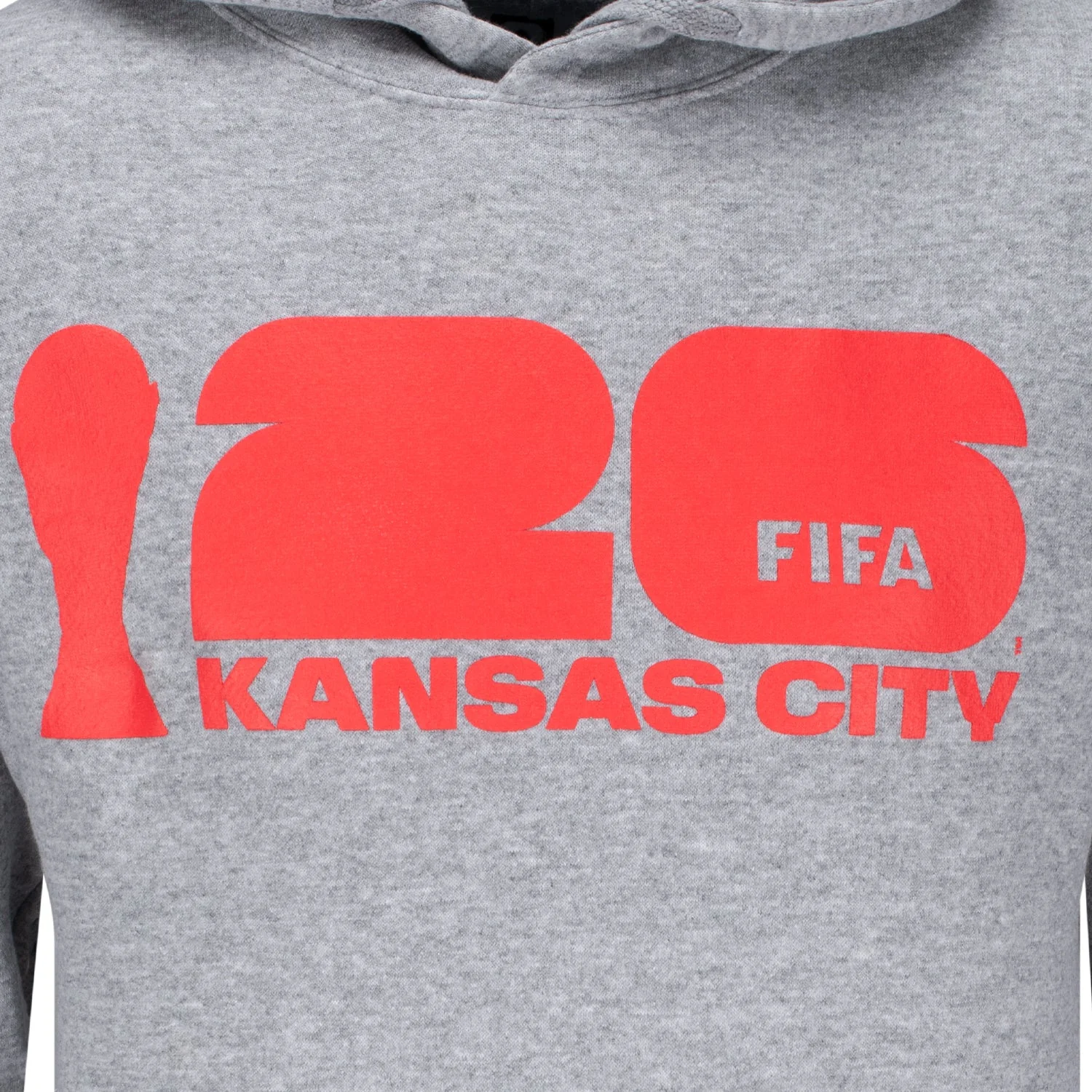 FIFA World Cup 2026™ Kansas City Grey Hoodie - Unisex - Image 3