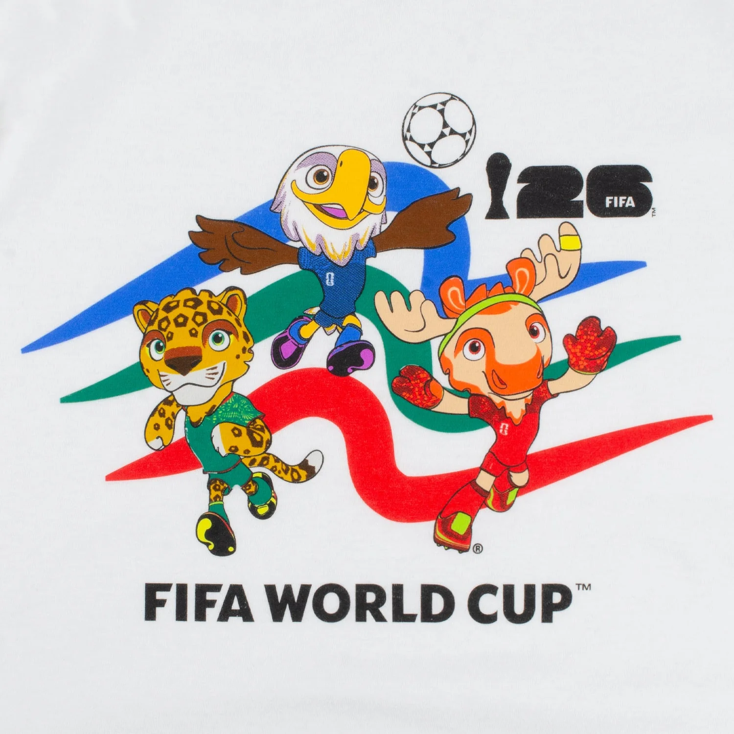 FIFA World Cup 2026™ Mascot Crew White T-Shirt - Youth - Image 3