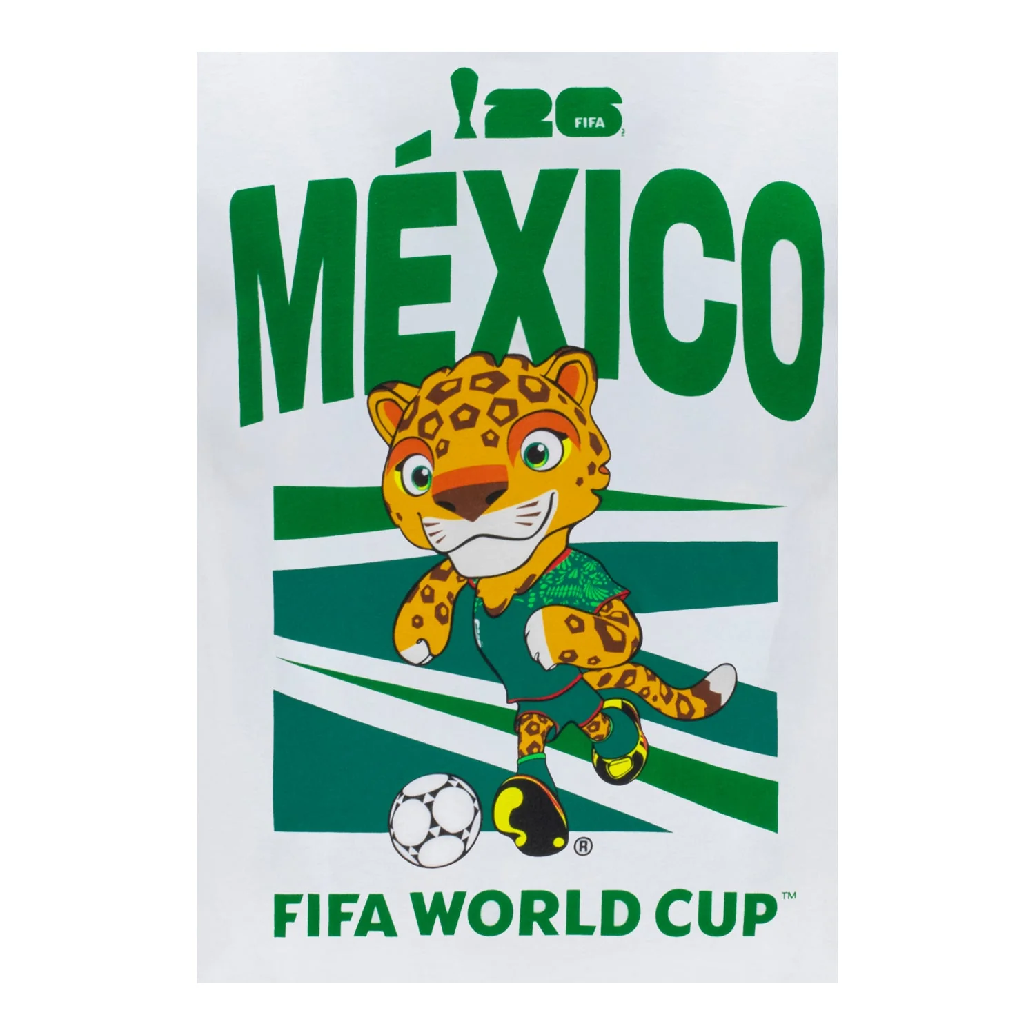 FIFA World Cup 2026™ Mexico Mascot White T-Shirt - Unisex - Image 3