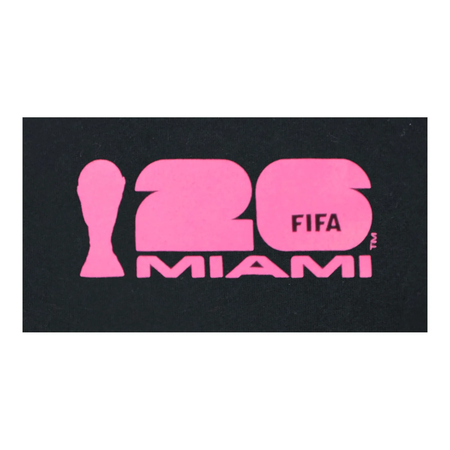 FIFA World Cup 2026™ Miami Poster Black T-Shirt - Unisex - Image 3