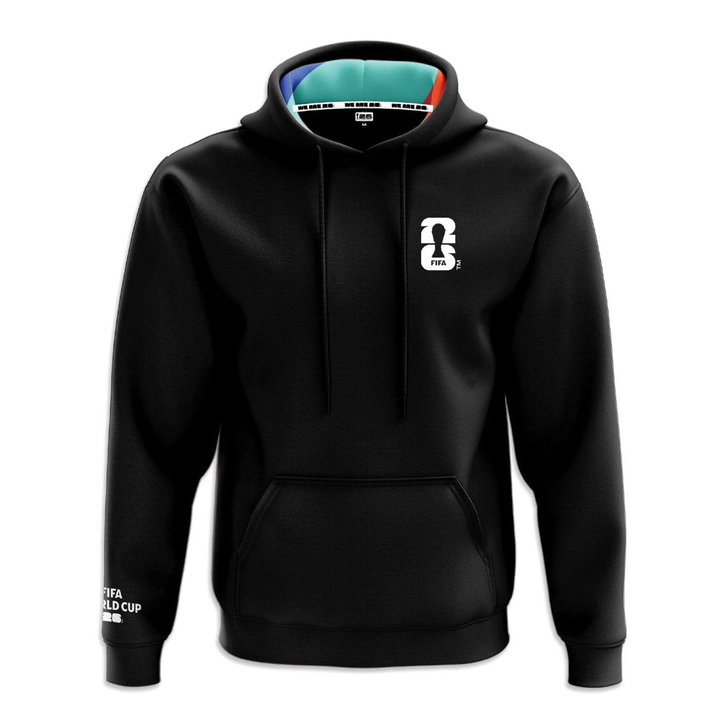 FIFA World Cup 2026™ Pattern Black Hoodie - Unisex - Image 2