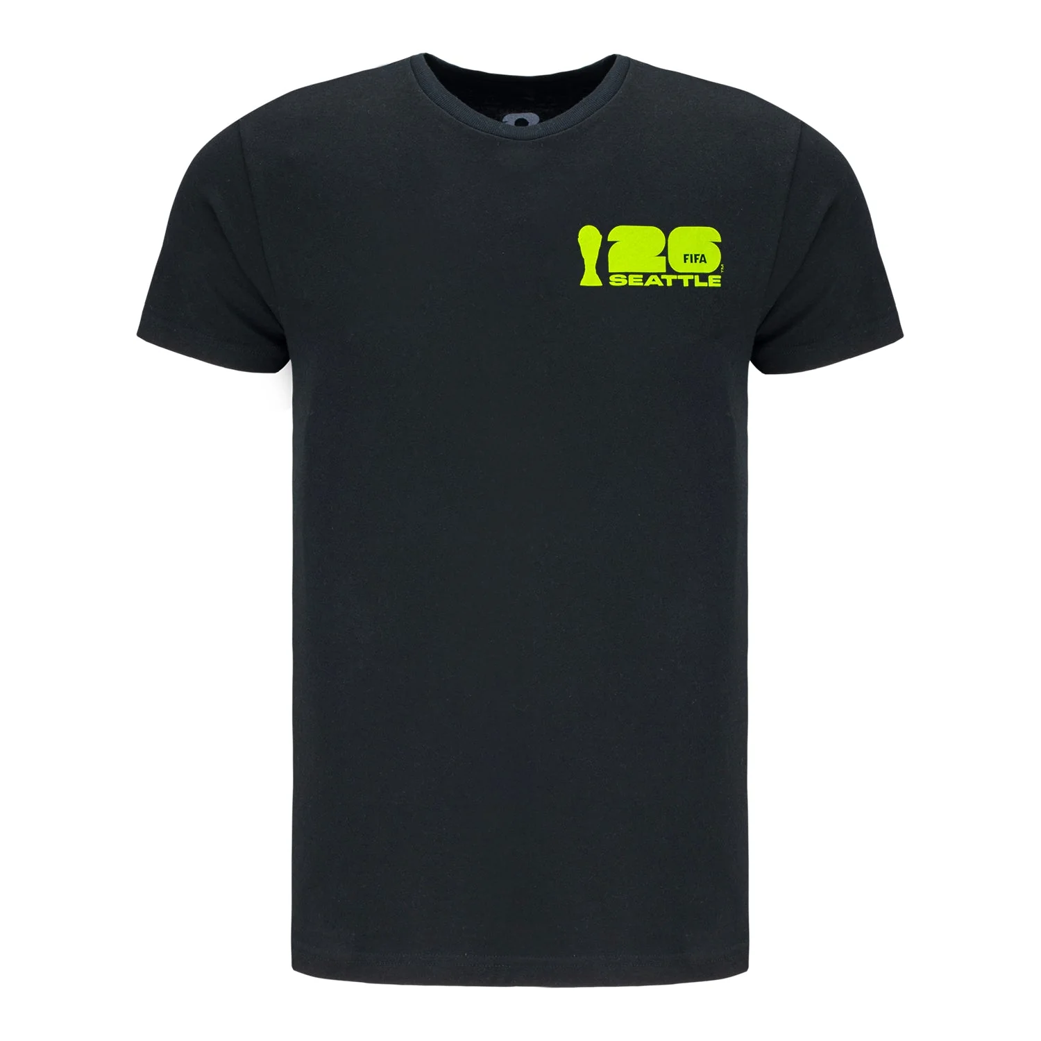 FIFA World Cup 2026™ Seattle Poster Black T-Shirt - Unisex - Image 2