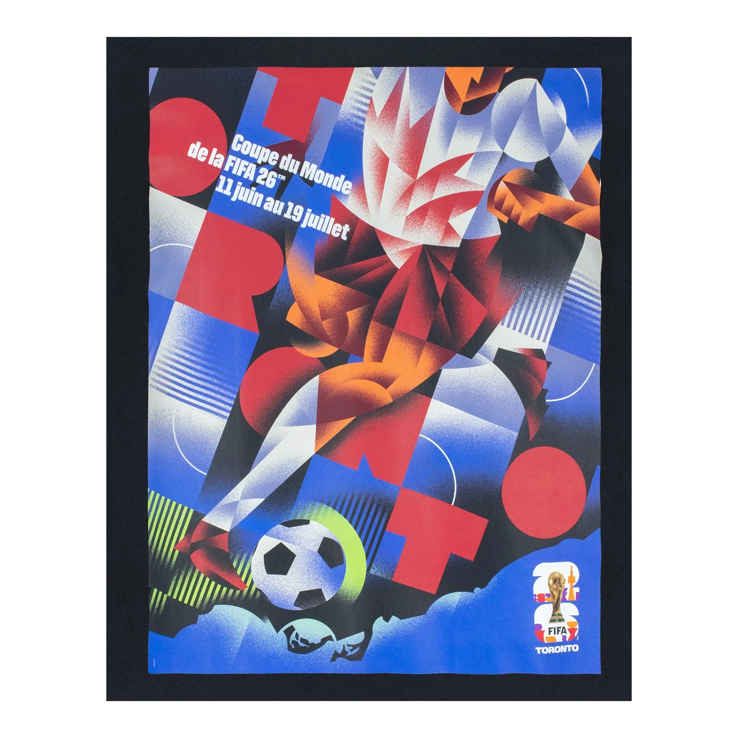 FIFA World Cup 2026™ Toronto Poster Black T-Shirt [FRE] - Unisex - Image 4
