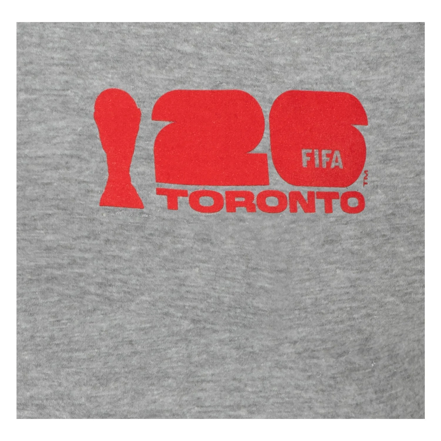 FIFA World Cup 2026™ Toronto Poster Grey T-Shirt [ENG] - Unisex - Image 3