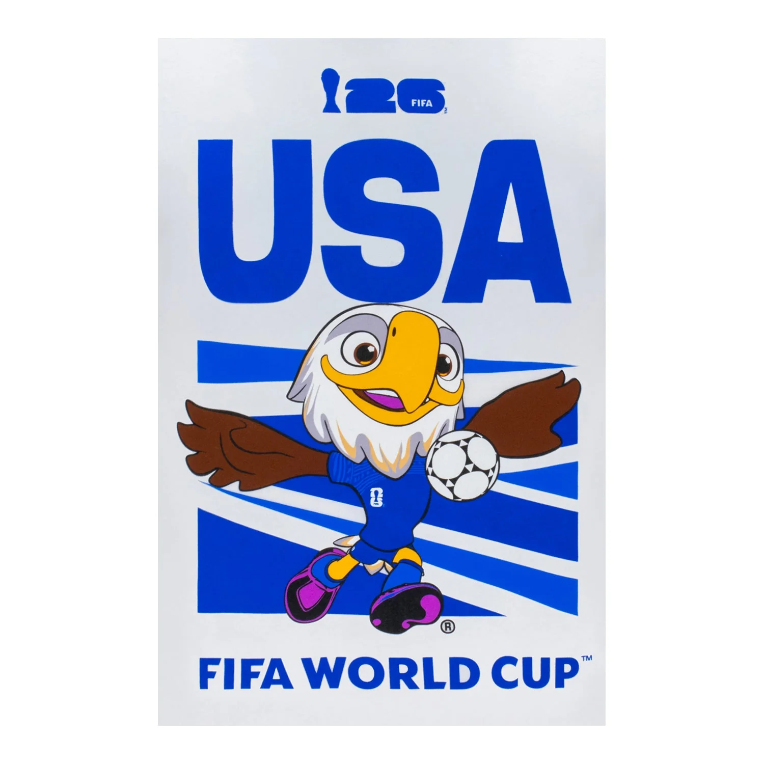 FIFA World Cup 2026™ USA Mascot White T-Shirt - Unisex - Image 3