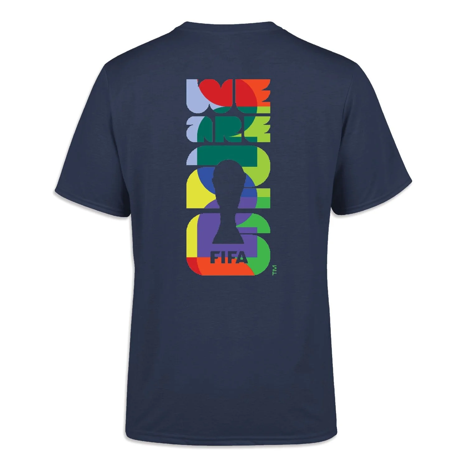 FIFA World Cup 2026™ Vertical Abstract Navy T-Shirt - Unisex - Image 2