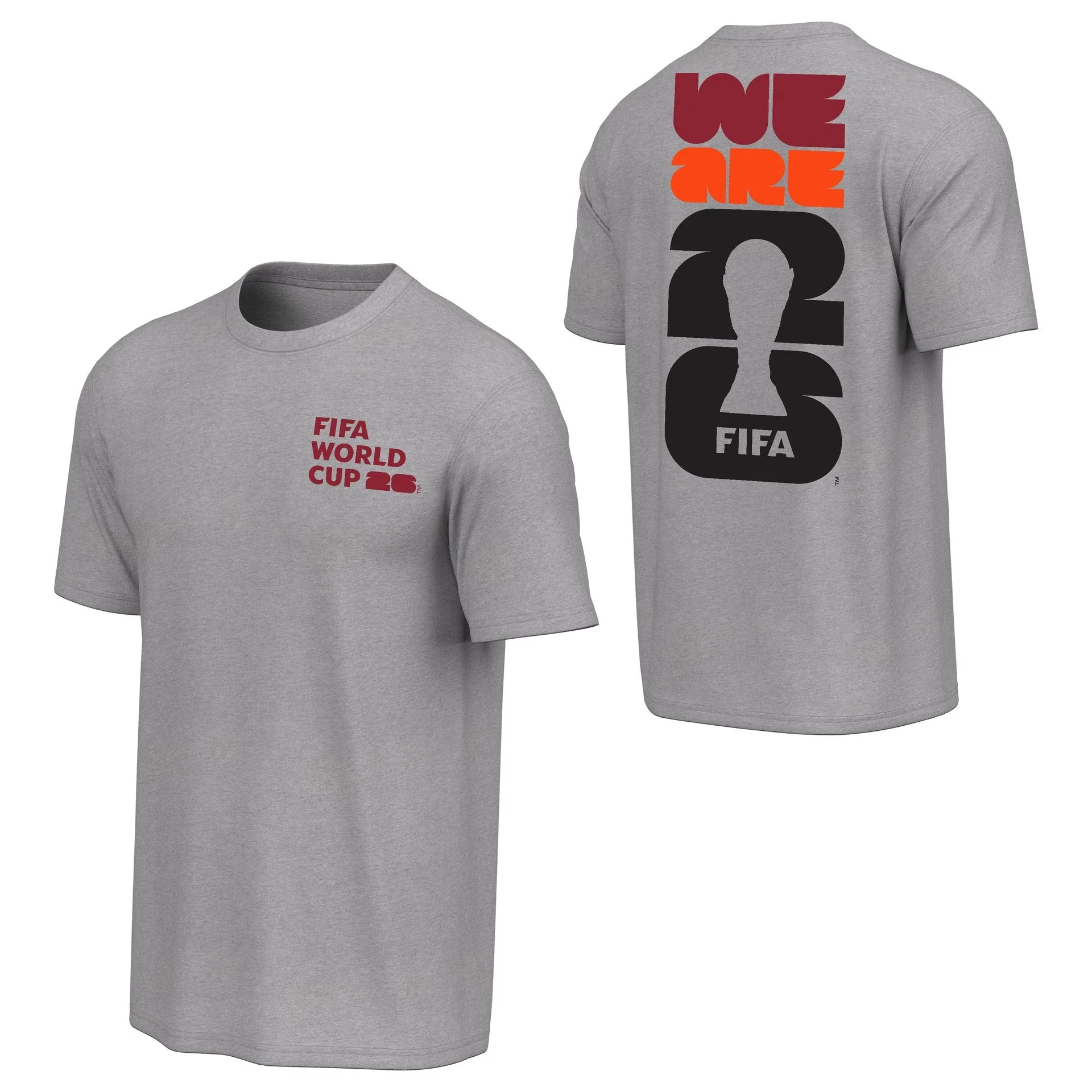 FIFA World Cup 2026™ 'We Are' 26 Bold Grey T-Shirt - Unisex - Image 2