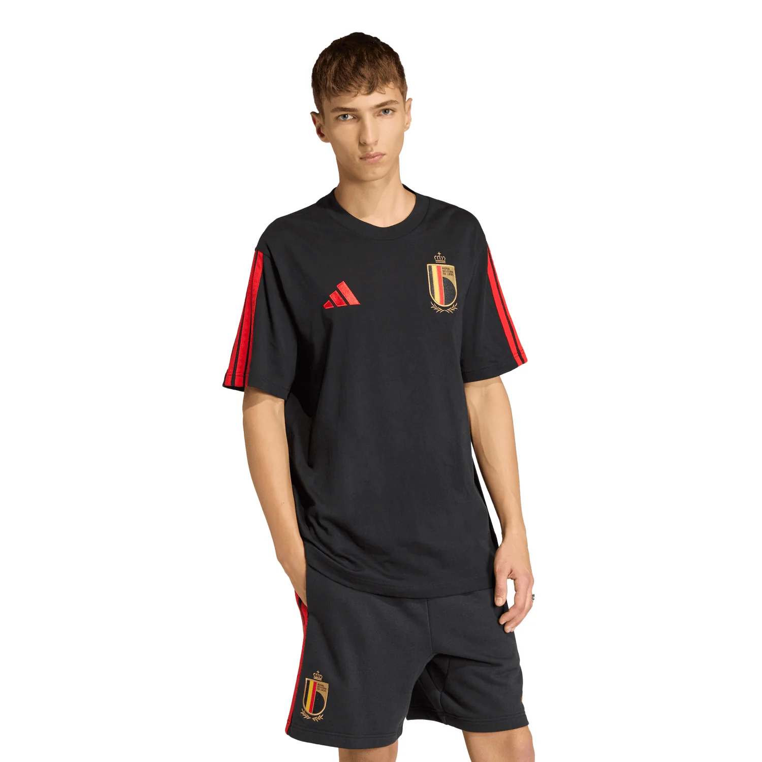 Belgium DNA Black T-Shirt - Men's - Image 5