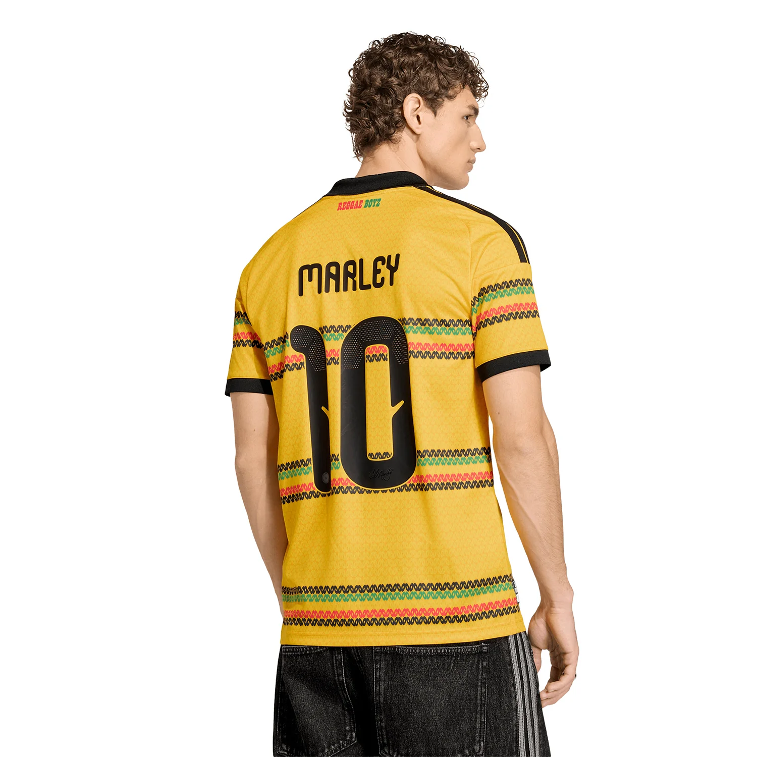 Jamaica 26 Home Marley 10 Jersey - Men's - Image 4