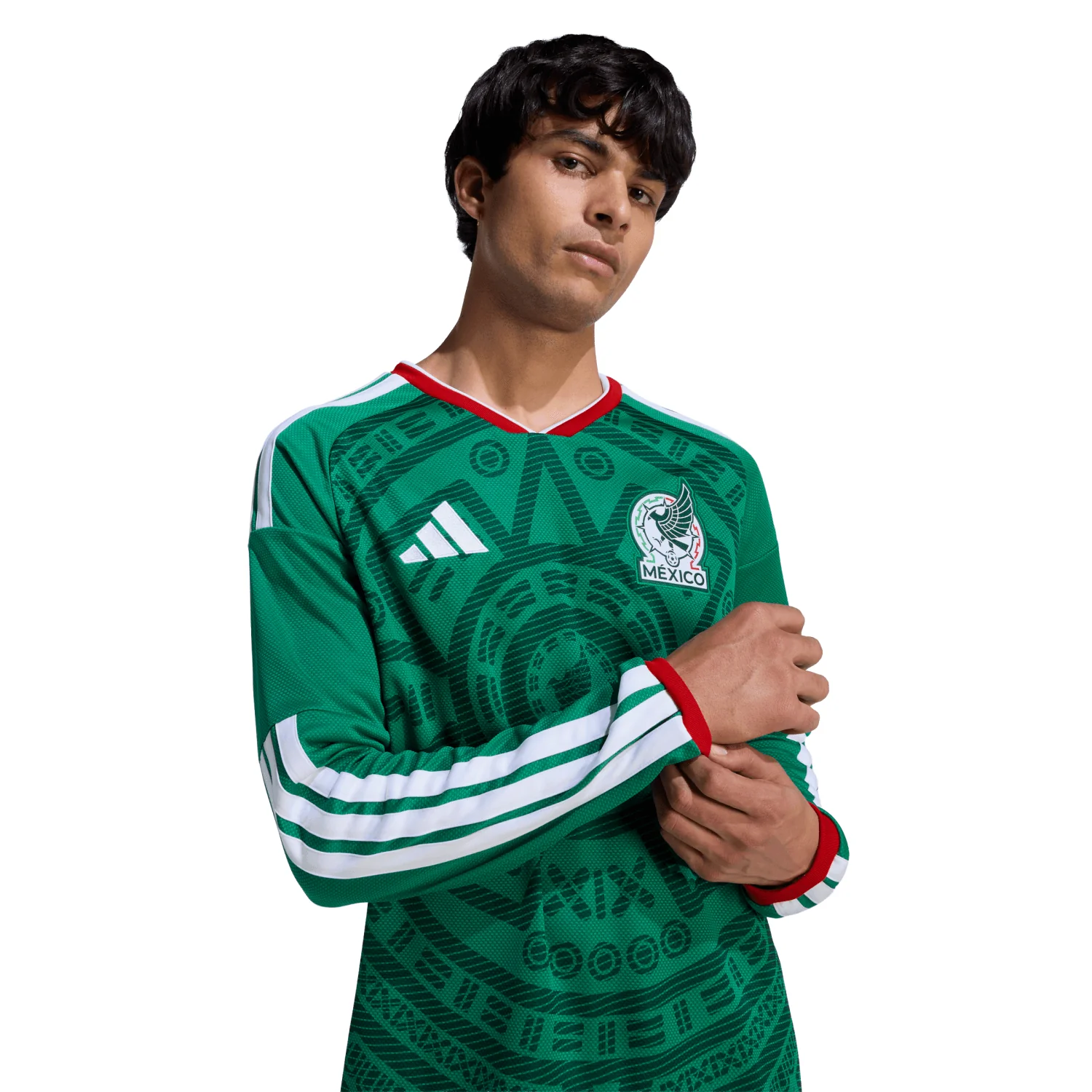 Mexico 2026 Home Long Sleeve Jersey - Men's - Image 3
