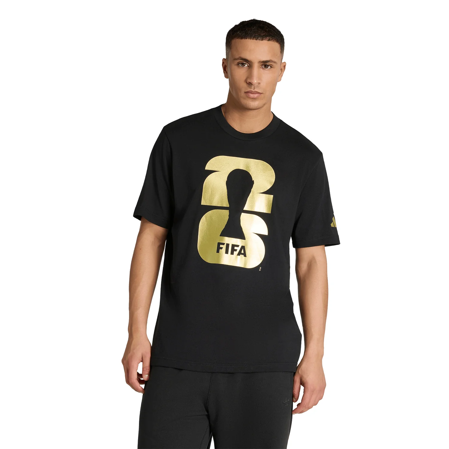 FIFA World Cup 2026™ Official Emblem Black T-Shirt - Men's - Image 2