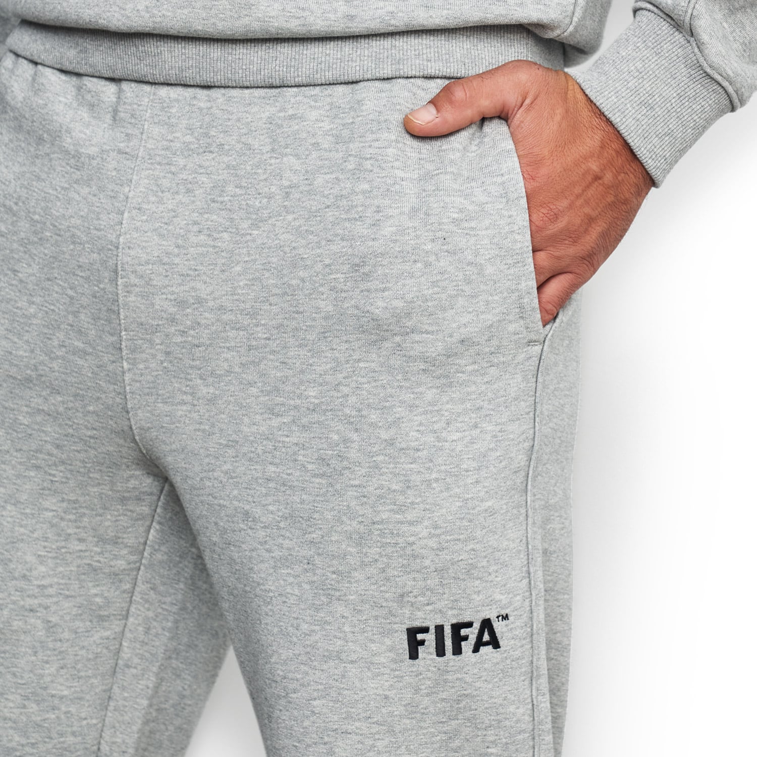 FIFA Essentials Grey Sweatpants - Men's - Image 2