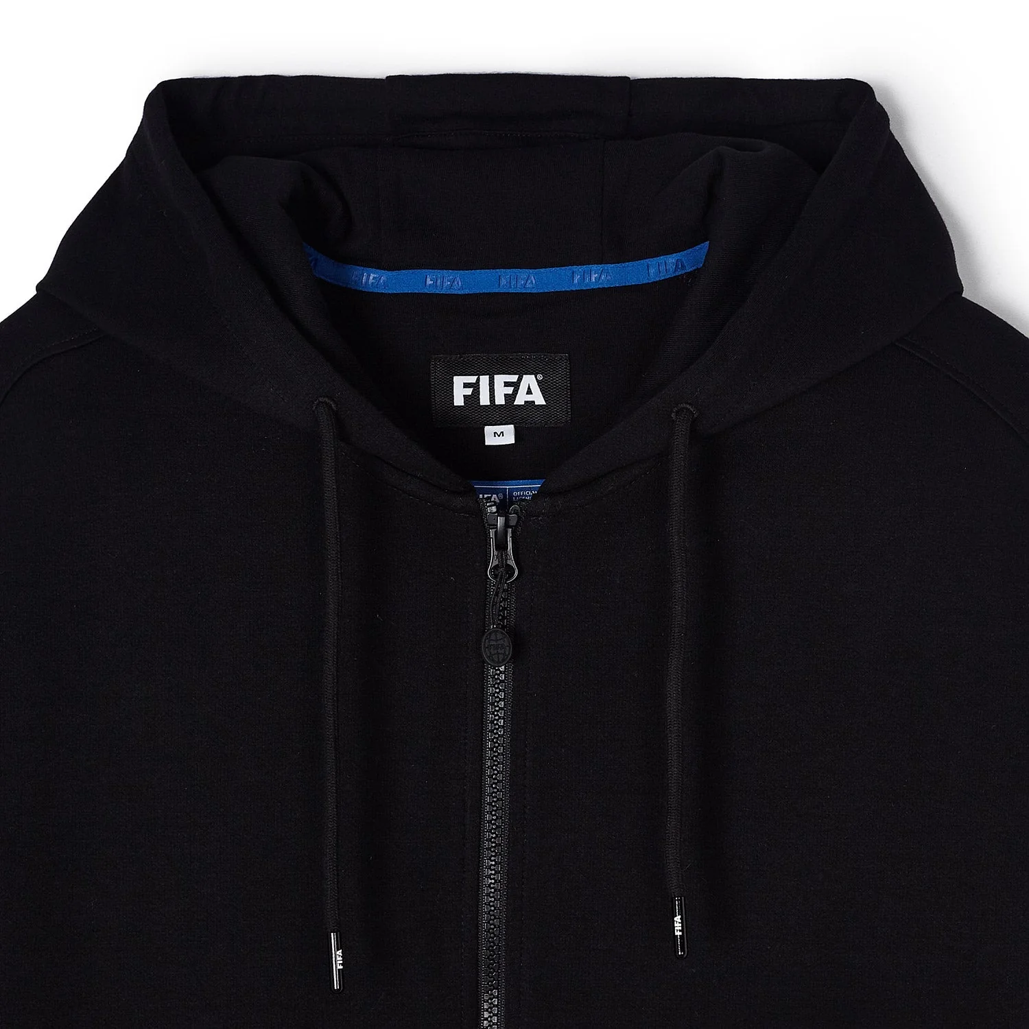 FIFA Essentials Logo Black Zip Hoodie - Men's - Image 5