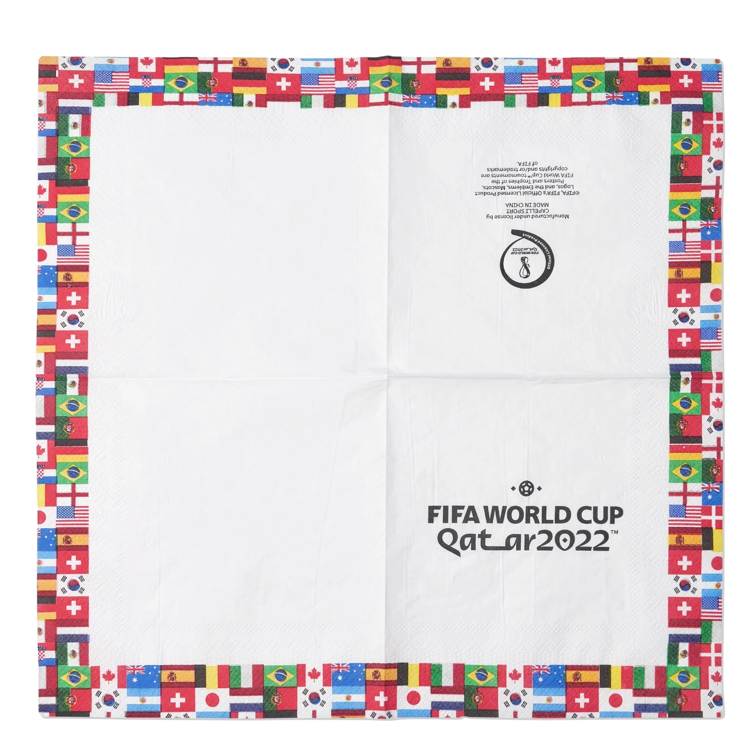 FIFA 16Pc Napkins- 5X5" - Image 2