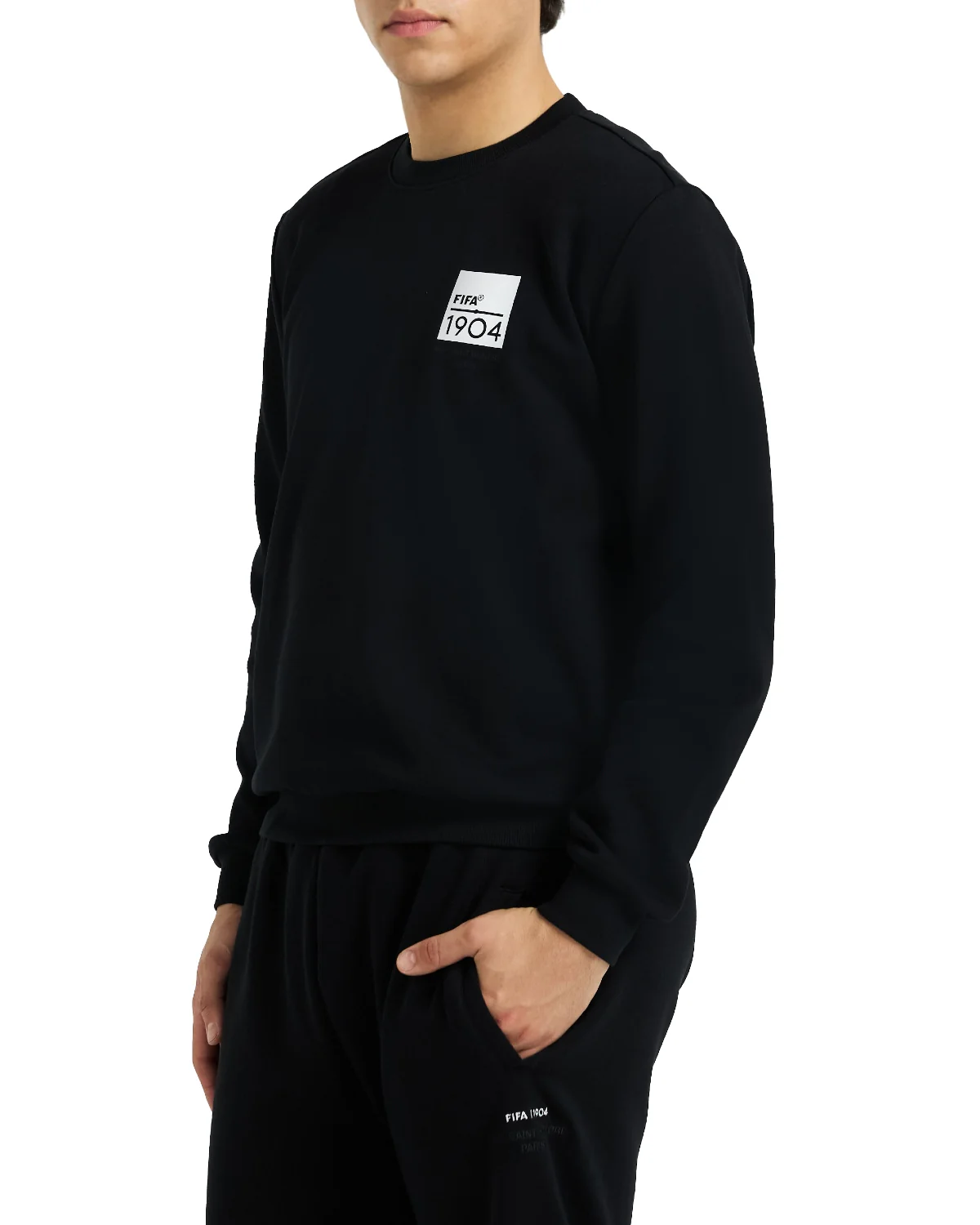 FIFA 1904 Black Square Crewneck - Unisex - Image 2