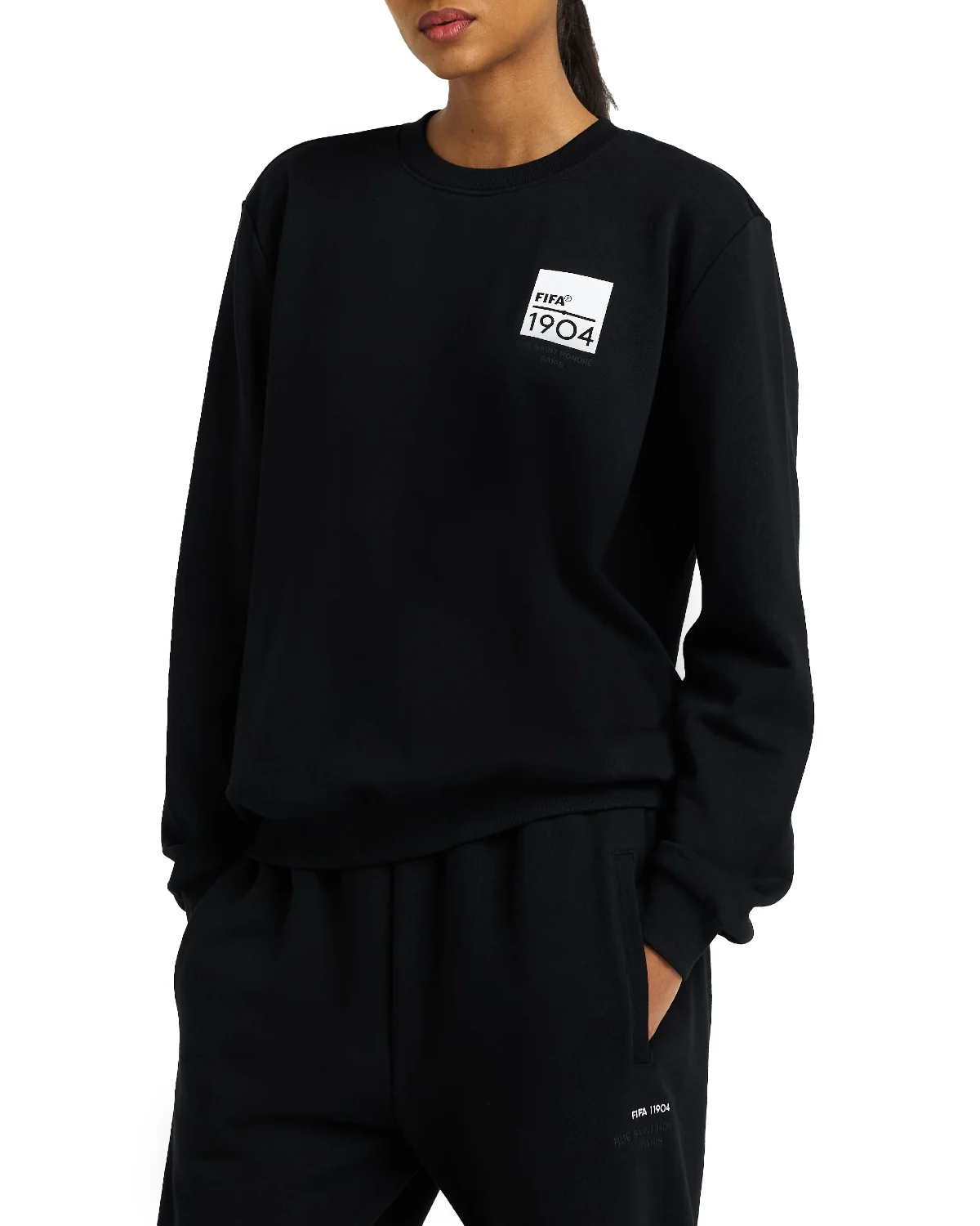 FIFA 1904 Black Square Crewneck - Unisex - Image 3