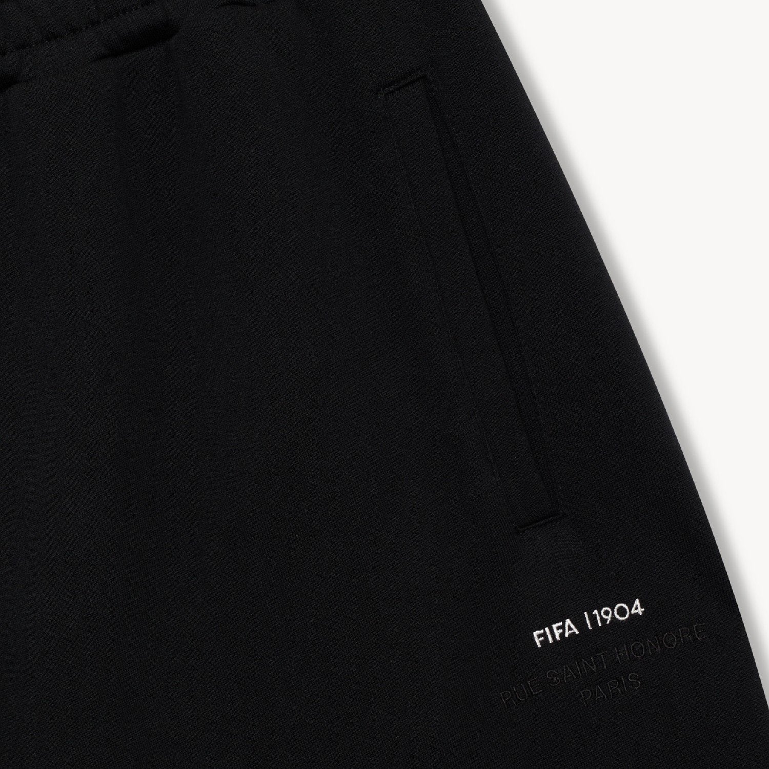 FIFA 1904 Stacked Black Sweatpants - Unisex - Image 2