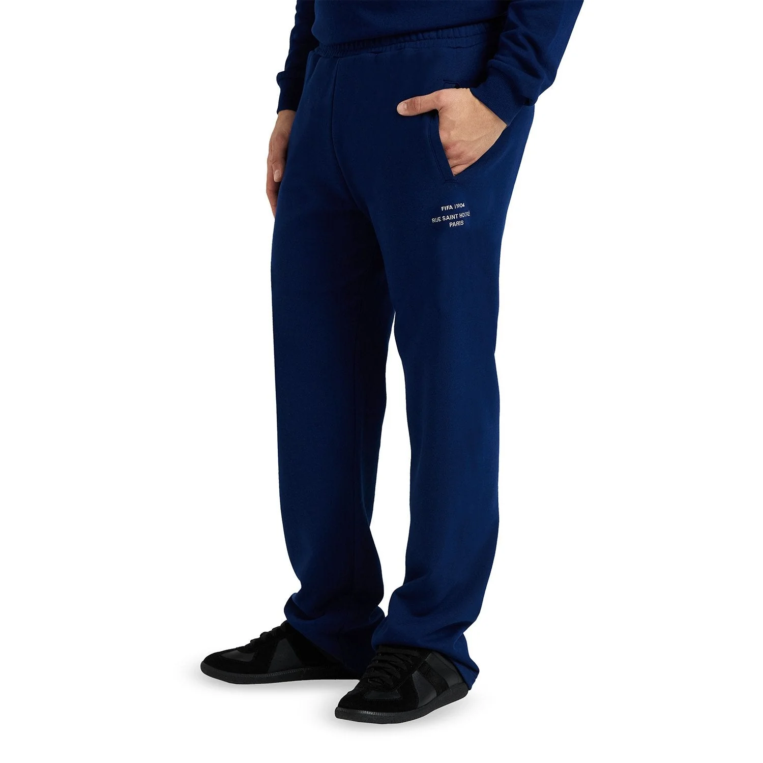 FIFA 1904 Stacked Blue Sweatpants - Unisex - Image 4