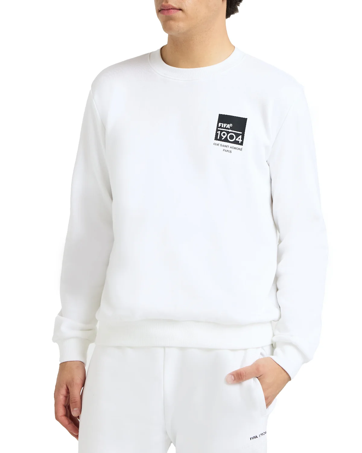 FIFA 1904 White Square Crewneck - Unisex - Image 2