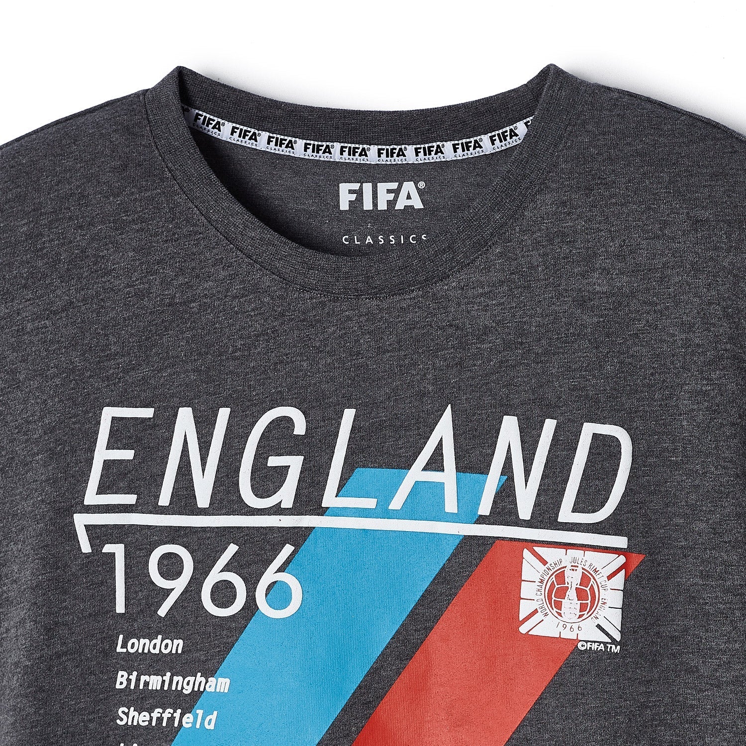 FIFA Classics England '66 Overlay T-Shirt - Unisex - Image 4