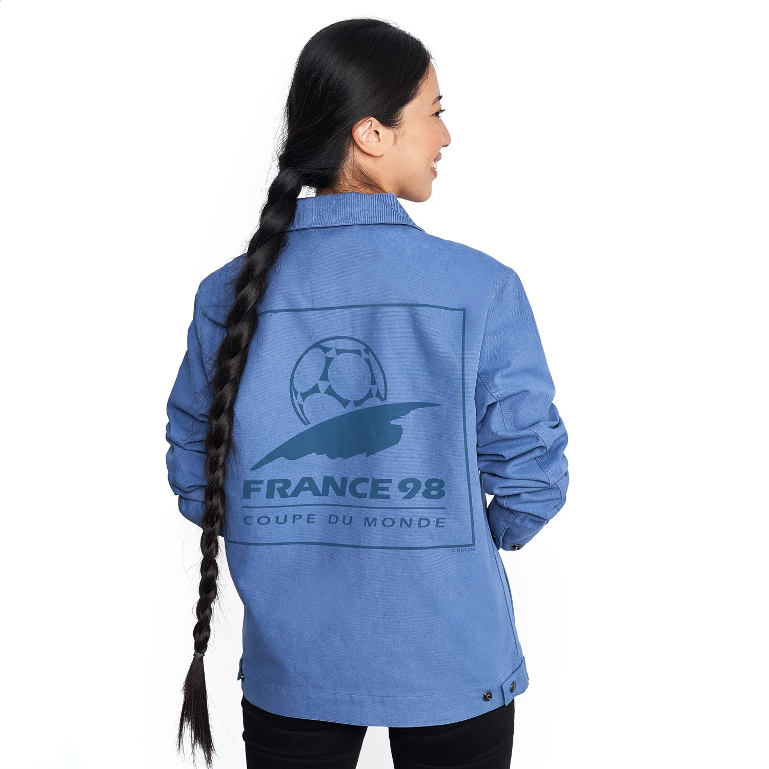 FIFA Classics France '98 Jacket Blue - Men's - Image 2