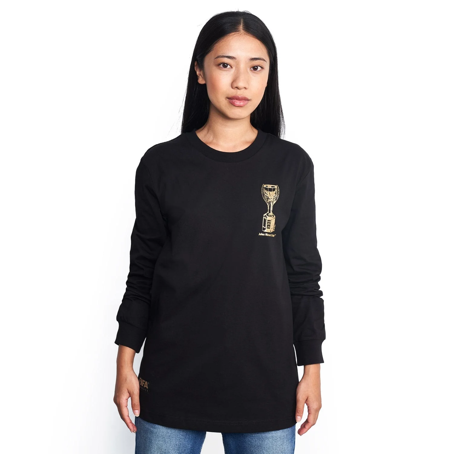 FIFA Classics Premium High Build Jules Rimet Trophy Long Sleeve T-Shirt - Unisex - Image 4