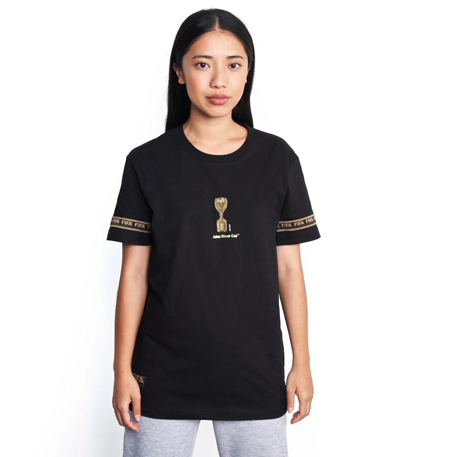 FIFA Classics Premium Jacquard Cuff Jules Rimet Trophy T-Shirt - Unisex - Image 5