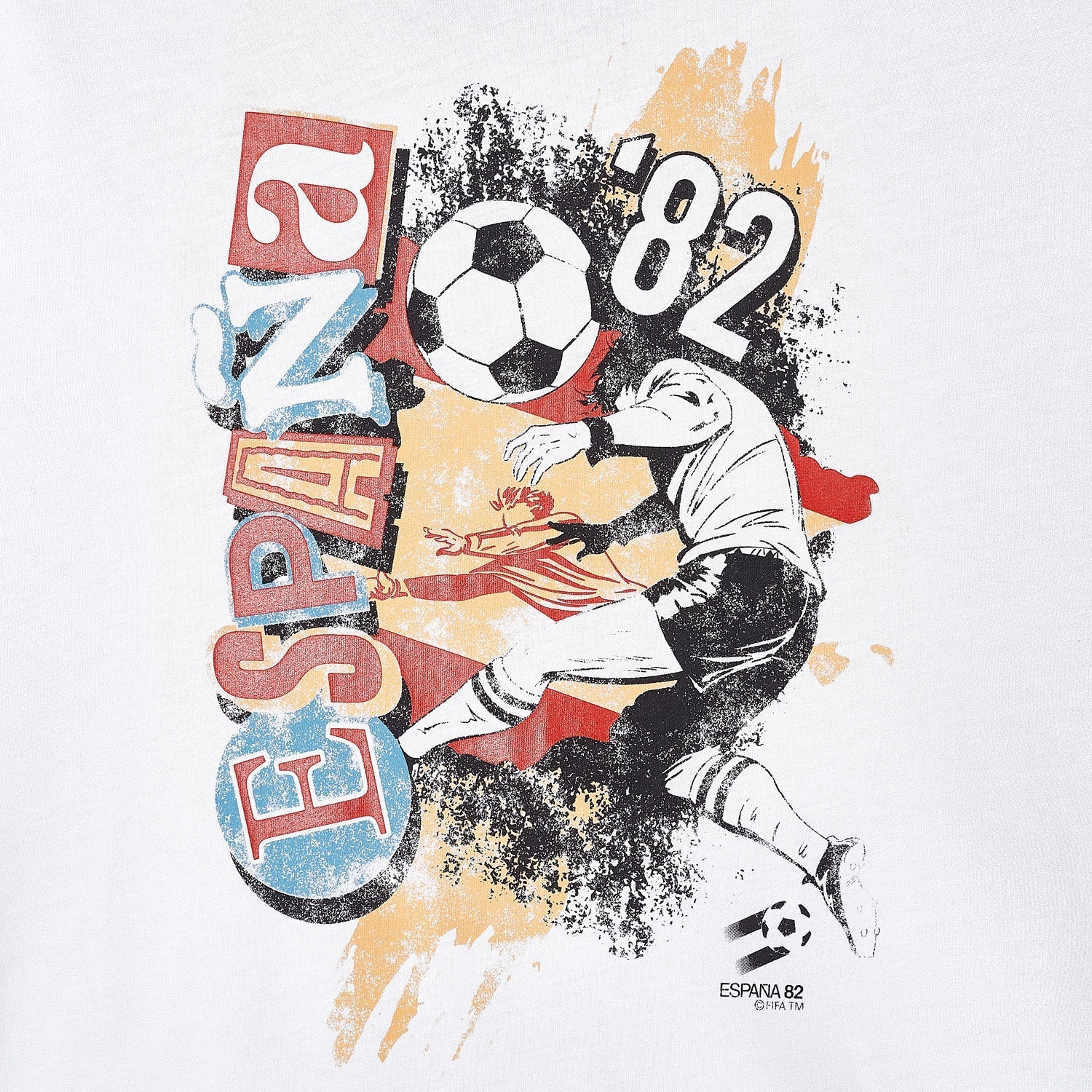 FIFA Classics Spain '82 Retro Paint T-Shirt - Unisex - Image 2