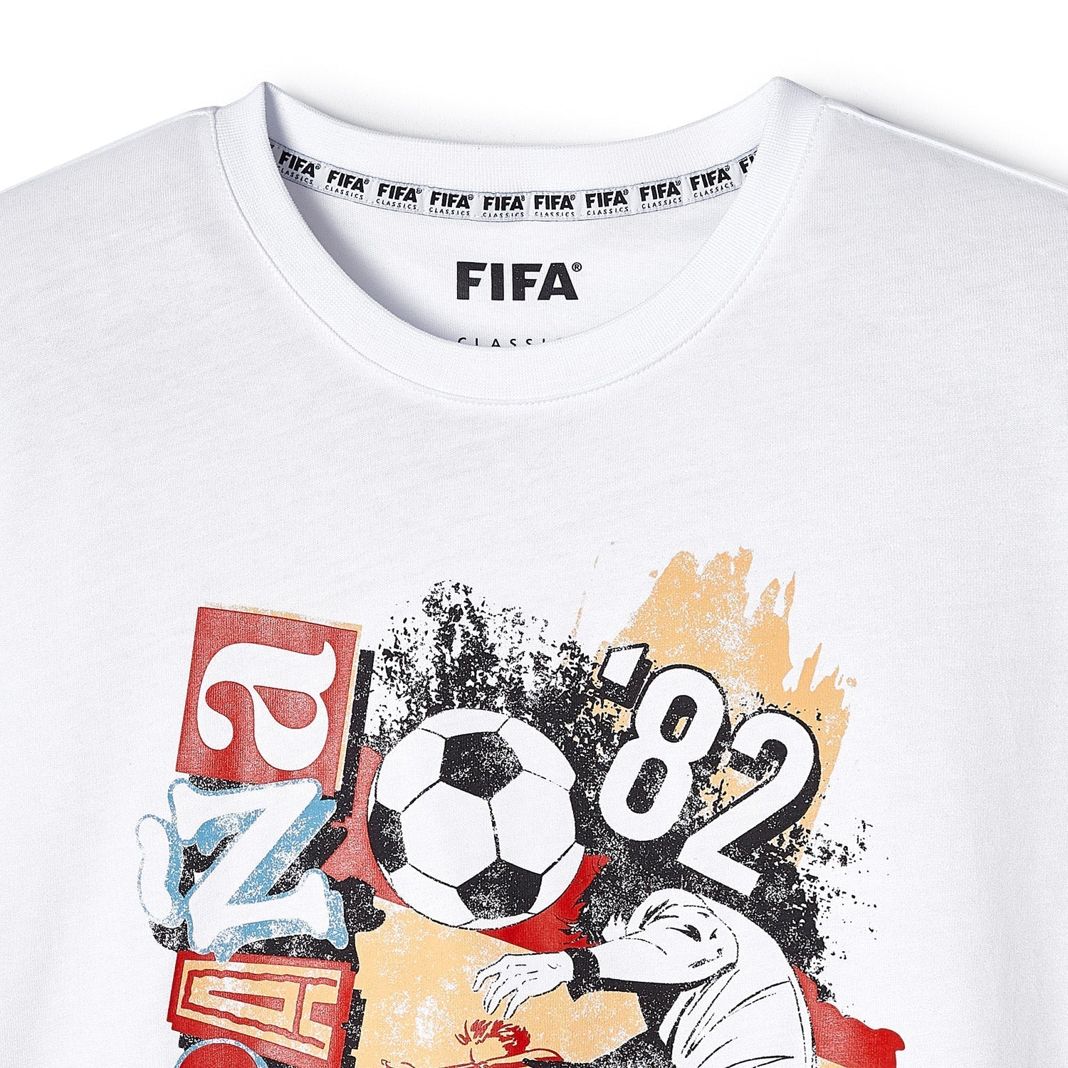 FIFA Classics Spain '82 Retro Paint T-Shirt - Unisex - Image 3