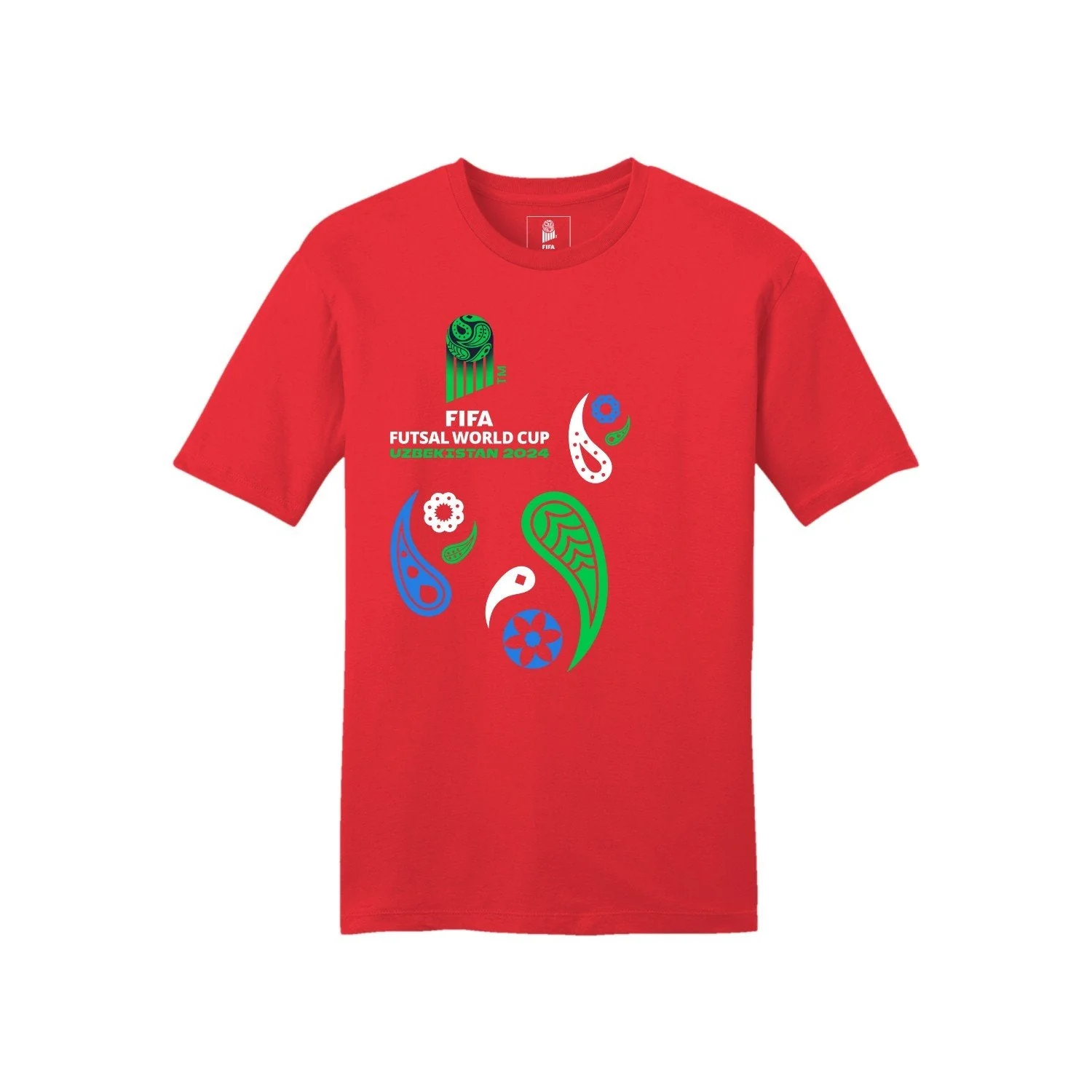 FIFA Futsal World Cup Uzbekistan 2024™ Red Pepper T-Shirt - Unisex