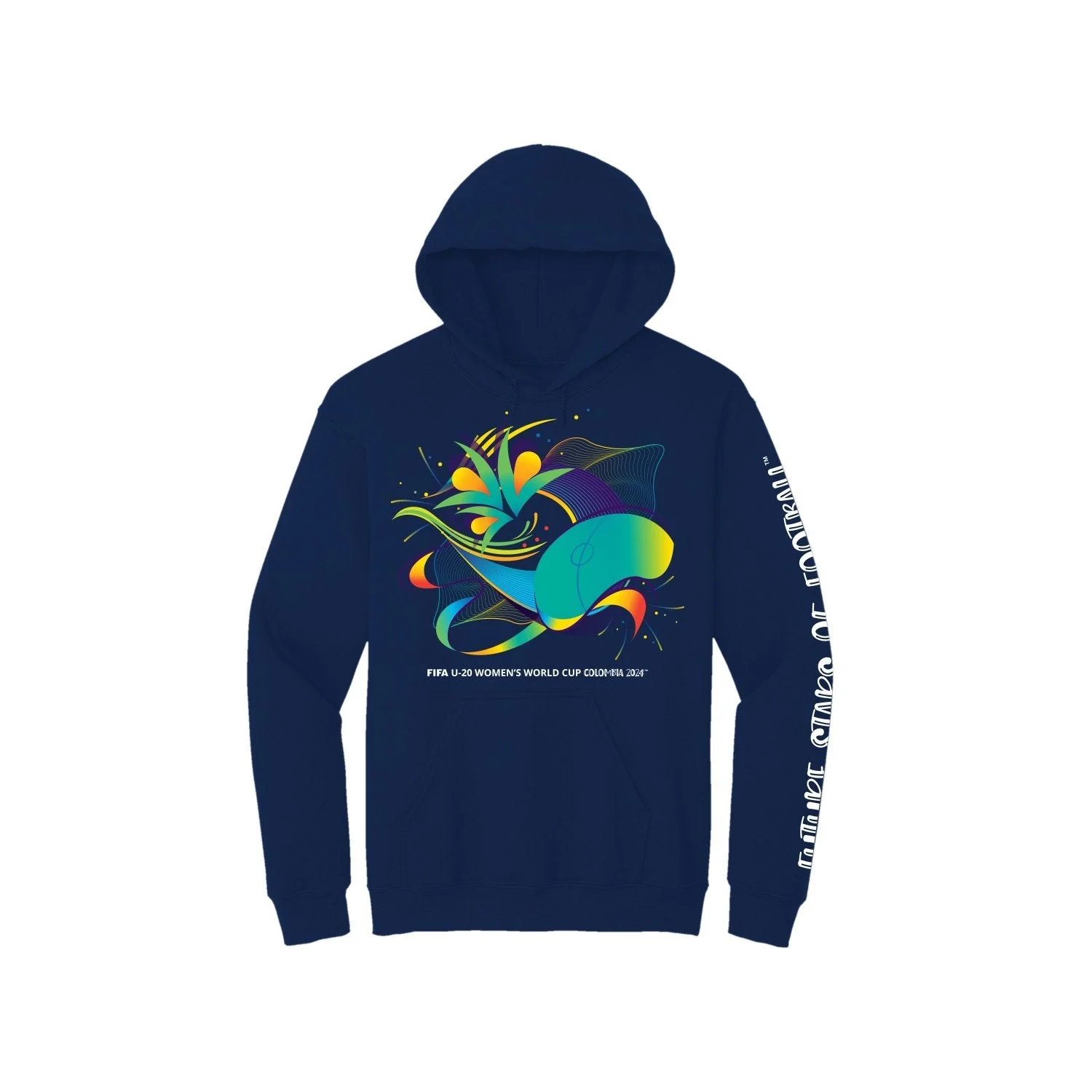 FIFA U-20 Women's World Cup Colombia 2024™ Blue Graphic Flow Hoodie - Unisex