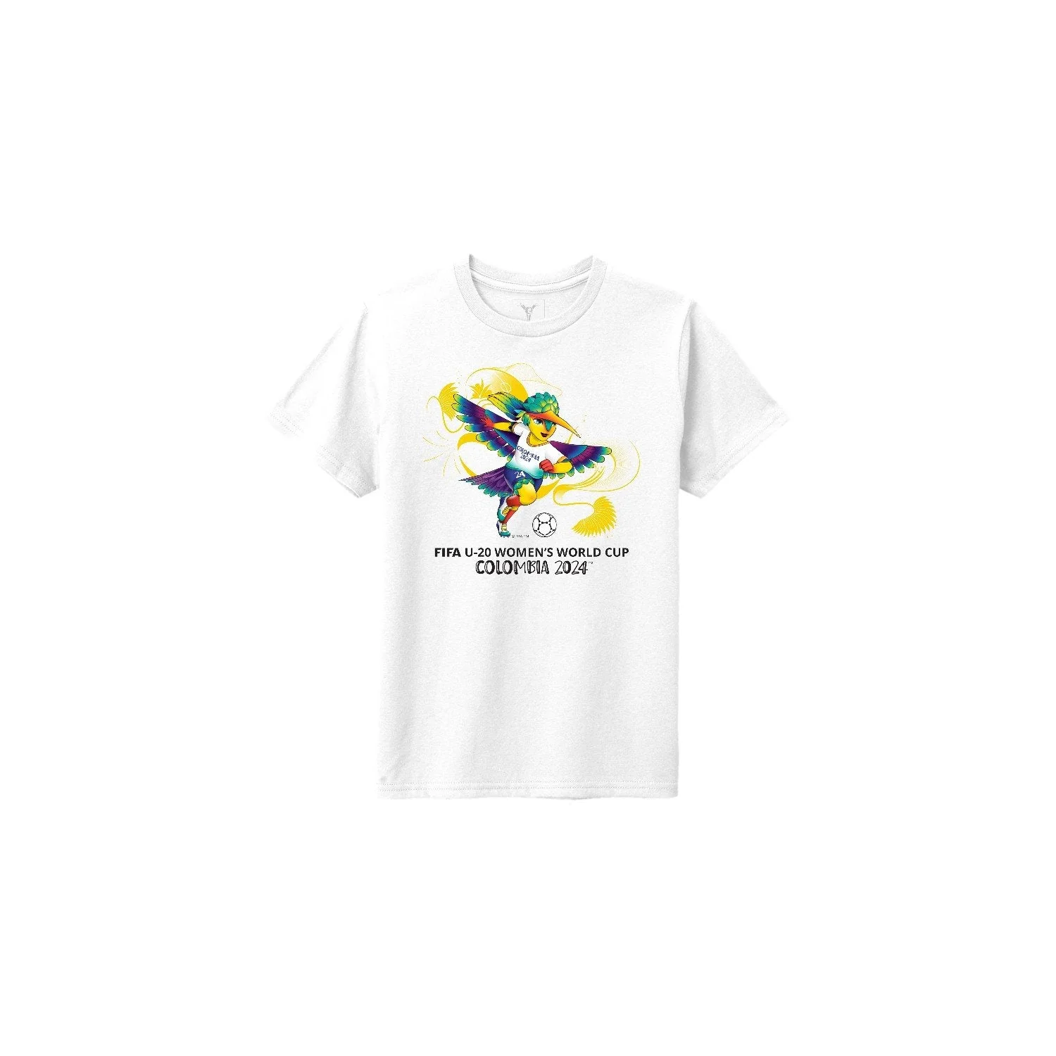 FIFA U-20 Women's World Cup Colombia 2024™ White Mascot T-Shirt - Youth