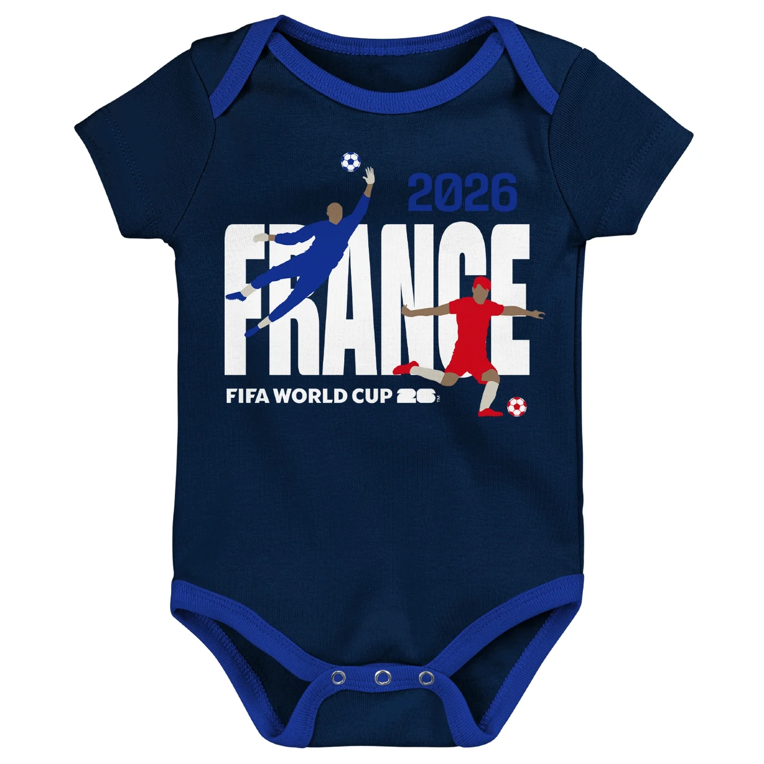 FIFA World Cup 2026™ France Onesie 3 Pack - Infant - Image 3