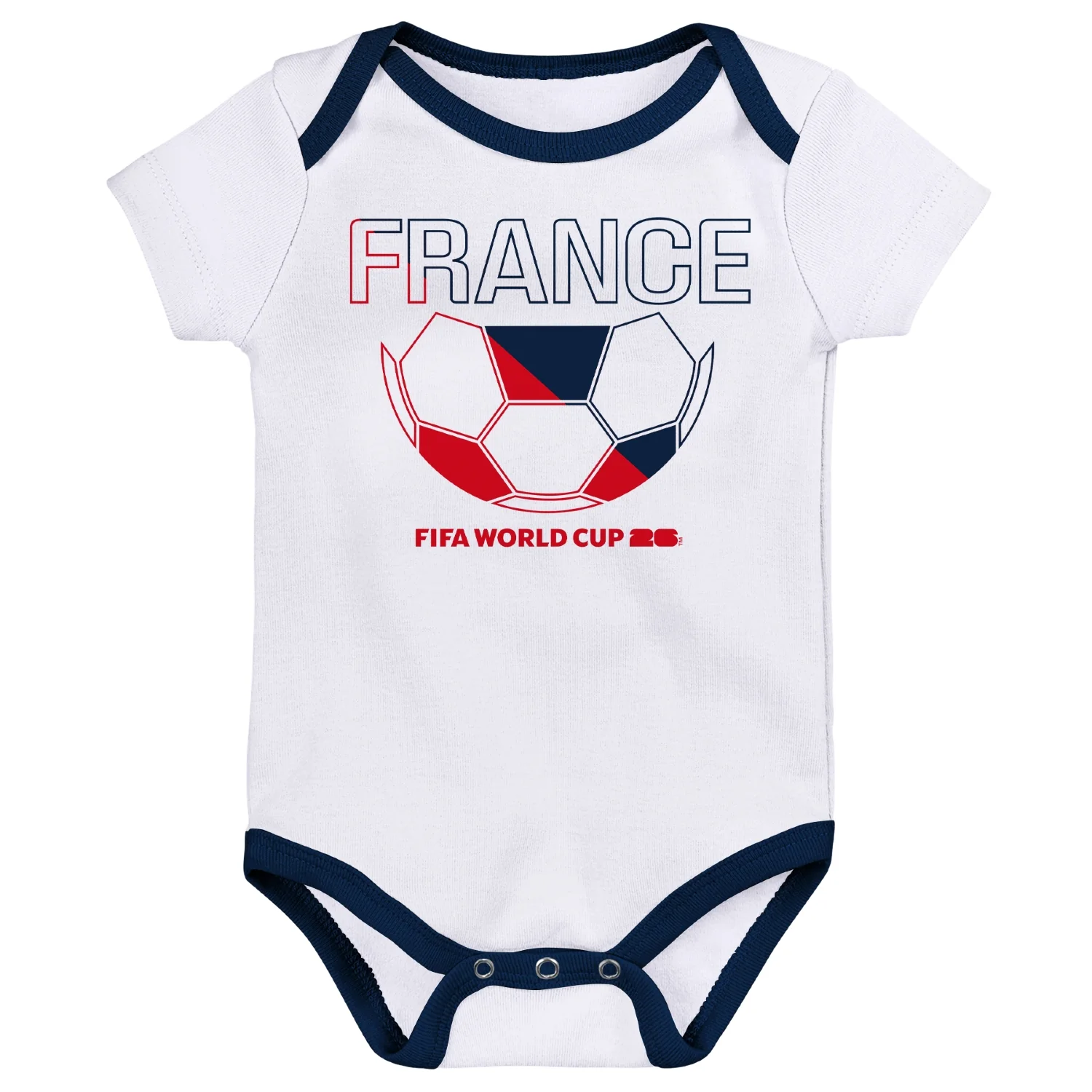 FIFA World Cup 2026™ France Onesie 3 Pack - Infant - Image 4