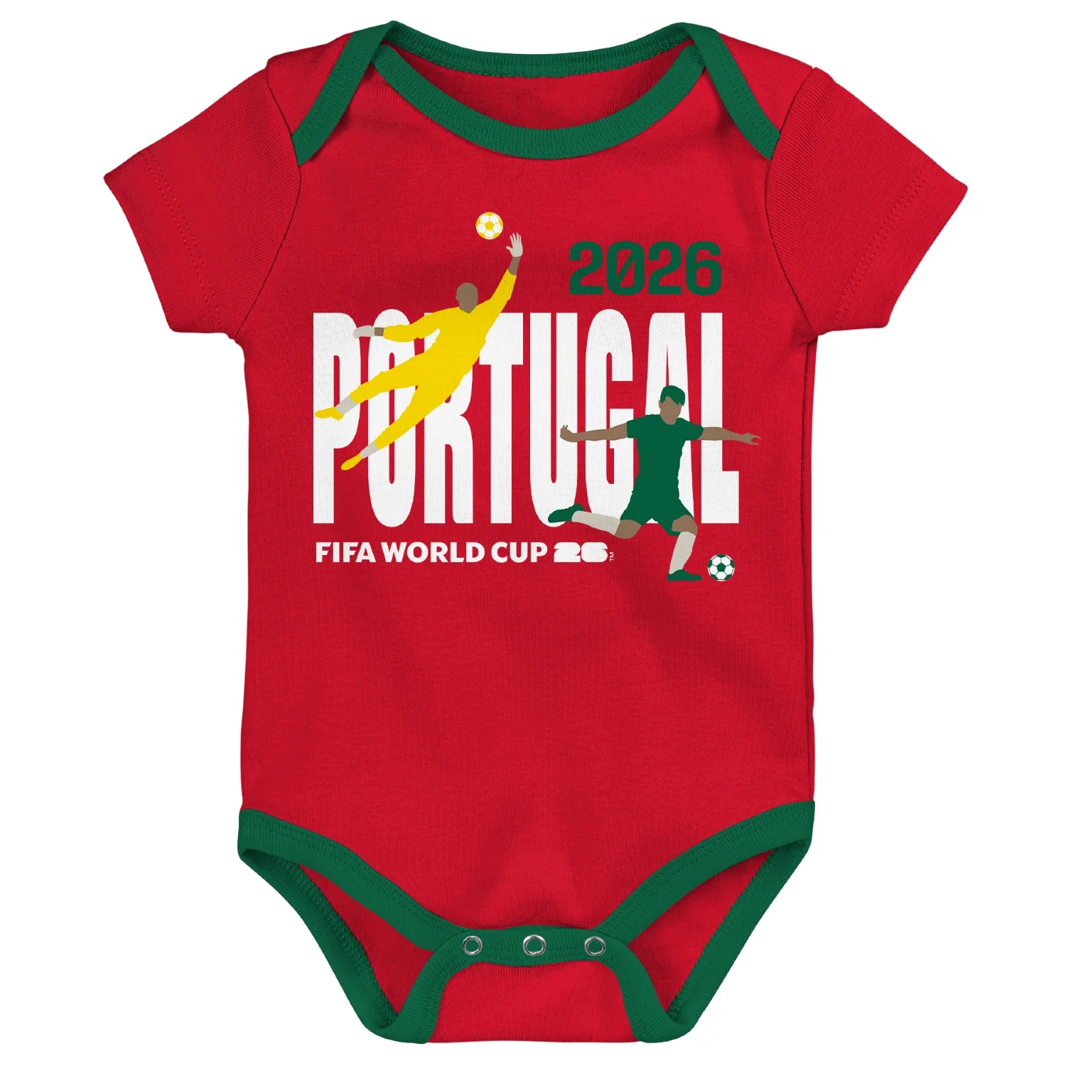 FIFA World Cup 2026™ Portugal Onesie 3 Pack - Infant - Image 3