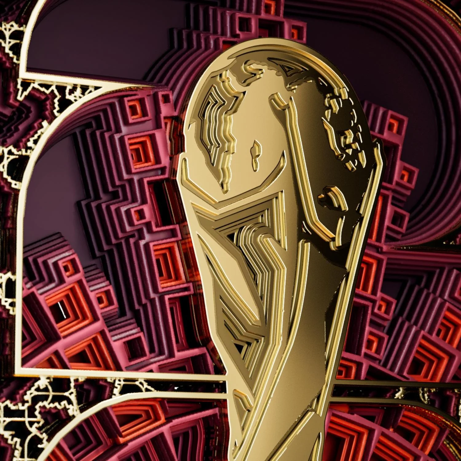 FIFA World Cup 2026™ Canada Host Country Emblem 3D Wood Art Frame - Image 5