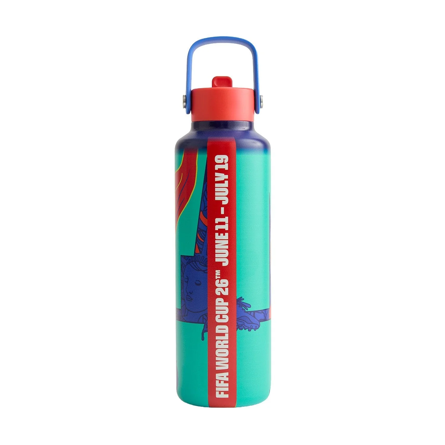 FIFA World Cup 2026™ New York New Jersey Poster Water Bottle - Image 2
