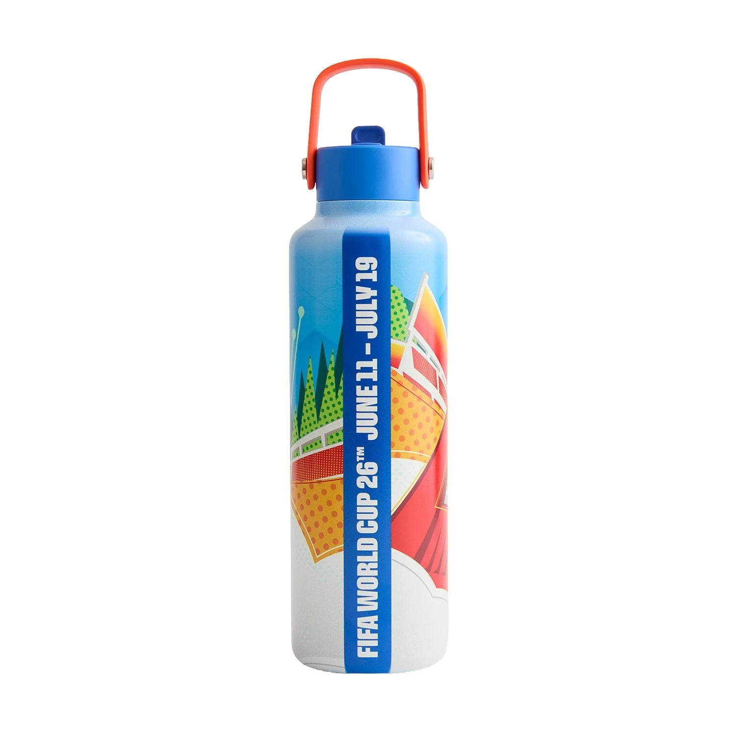 FIFA World Cup 2026™ San Francisco Bay Area Poster Water Bottle - Image 2